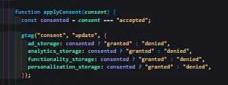 Apply Consent